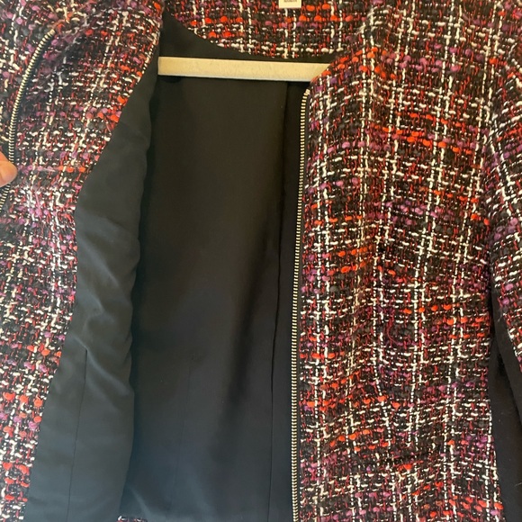 NWT Madison Jules Tweed Zip Jacket - Picture 7 of 8